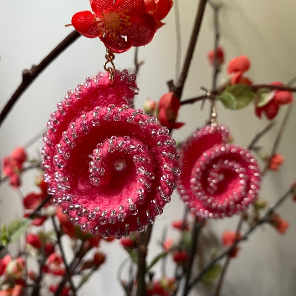 Crochet earrings